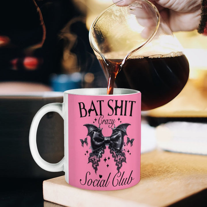Bat Shit Crazy White Mug