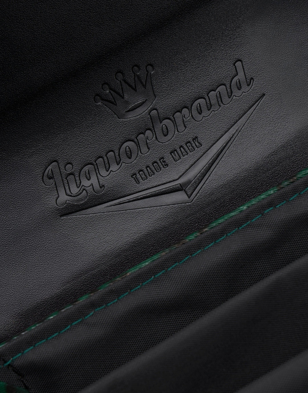 Liquorbrand Rumbler Handbag – Green Leopard Rockabilly Bowling Bag