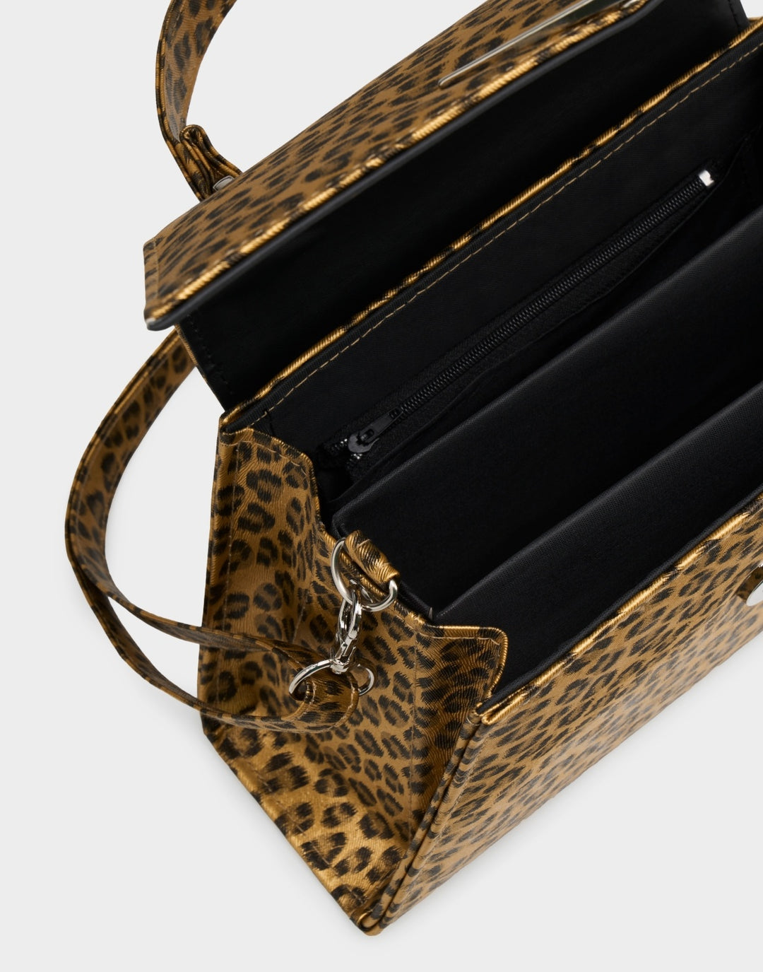 Liquorbrand Rumbler Handbag – Gold Leopard Rockabilly Bowling Bag