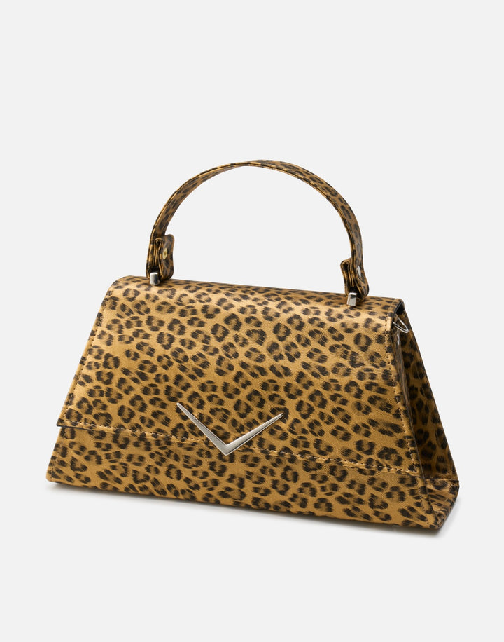Liquorbrand Rumbler Handbag – Gold Leopard Rockabilly Bowling Bag