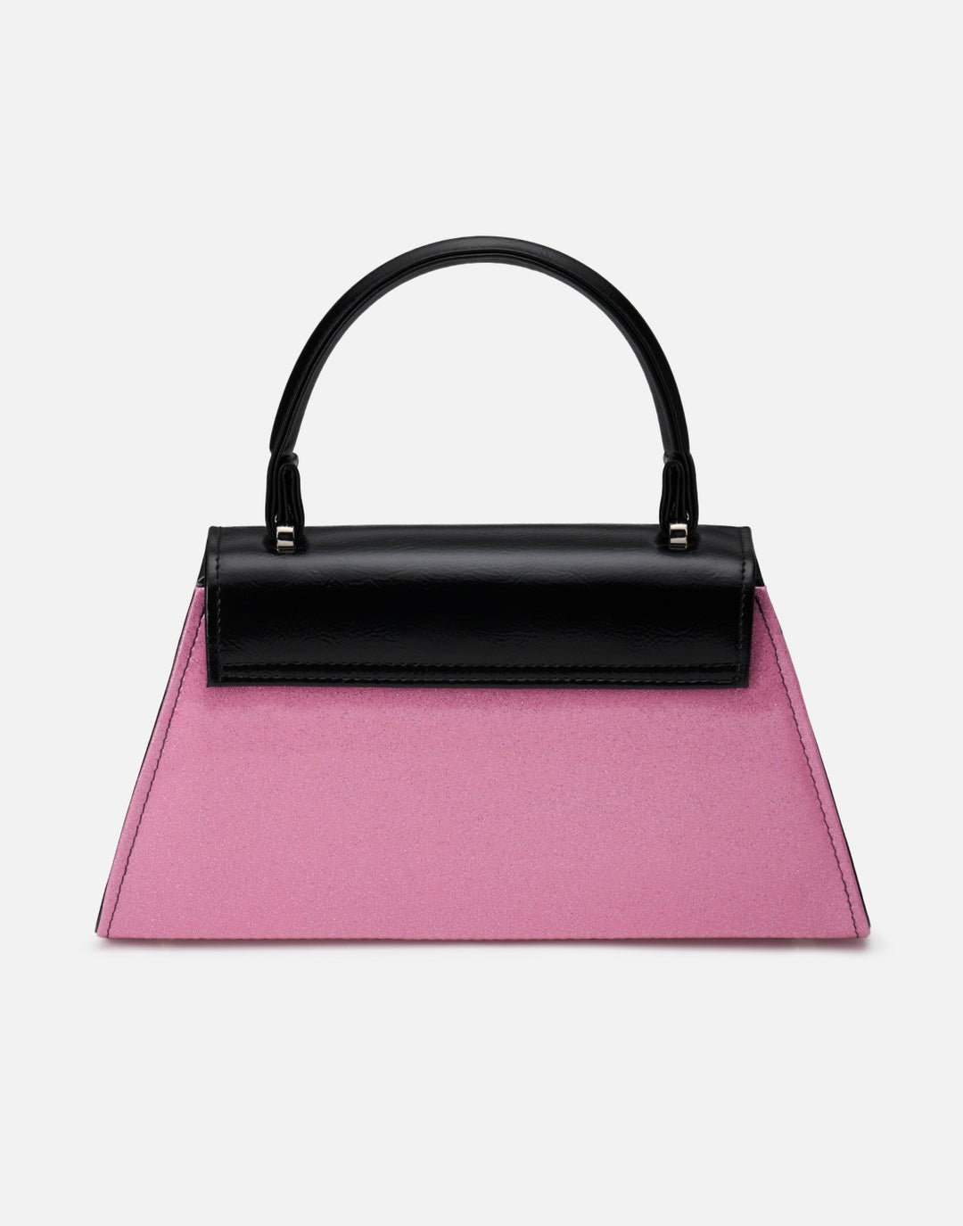 Liquorbrand Chevron Handbag – Black & Pink Rockabilly Bowling Bag