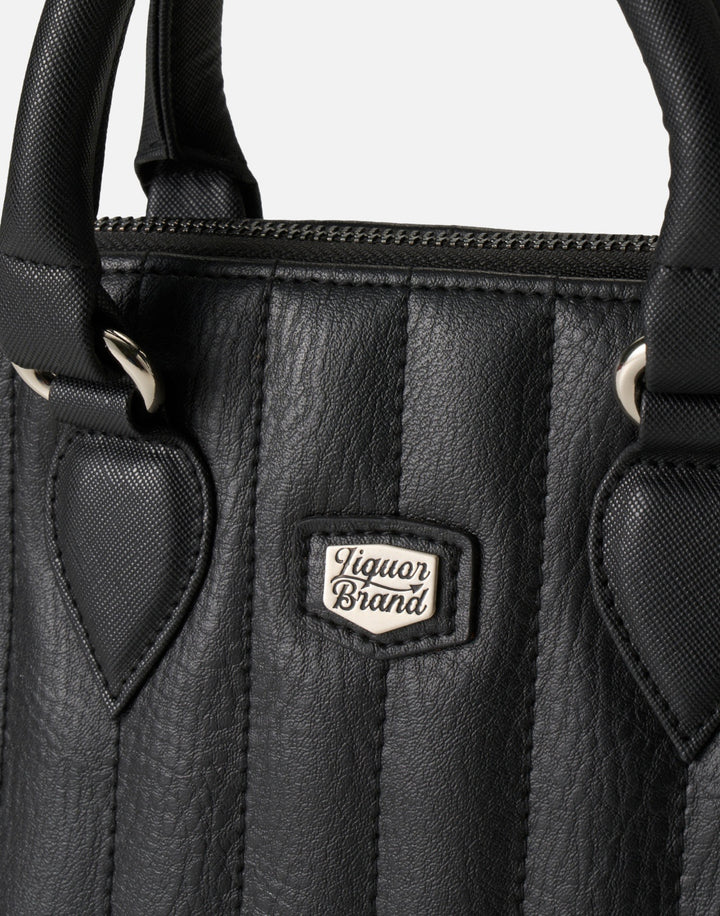 Liquorbrand Lil’ Rocket Black Handbag