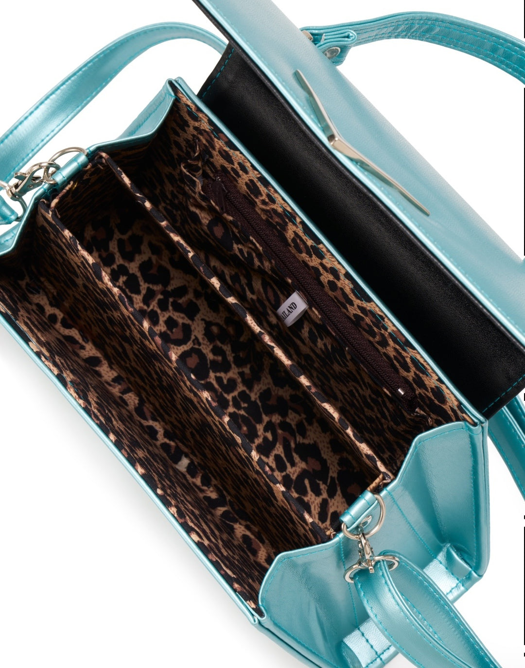 Liquorbrand Rumbler Handbag – Ice Blue Rockabilly Bowling Bag