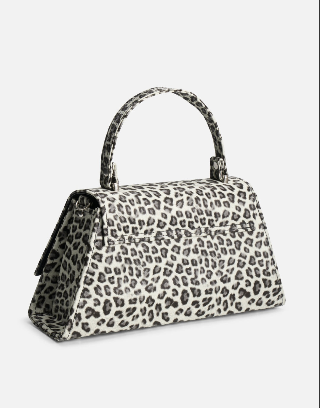 Liquorbrand Rumbler Handbag – Snow Leopard Rockabilly Bowling Bag
