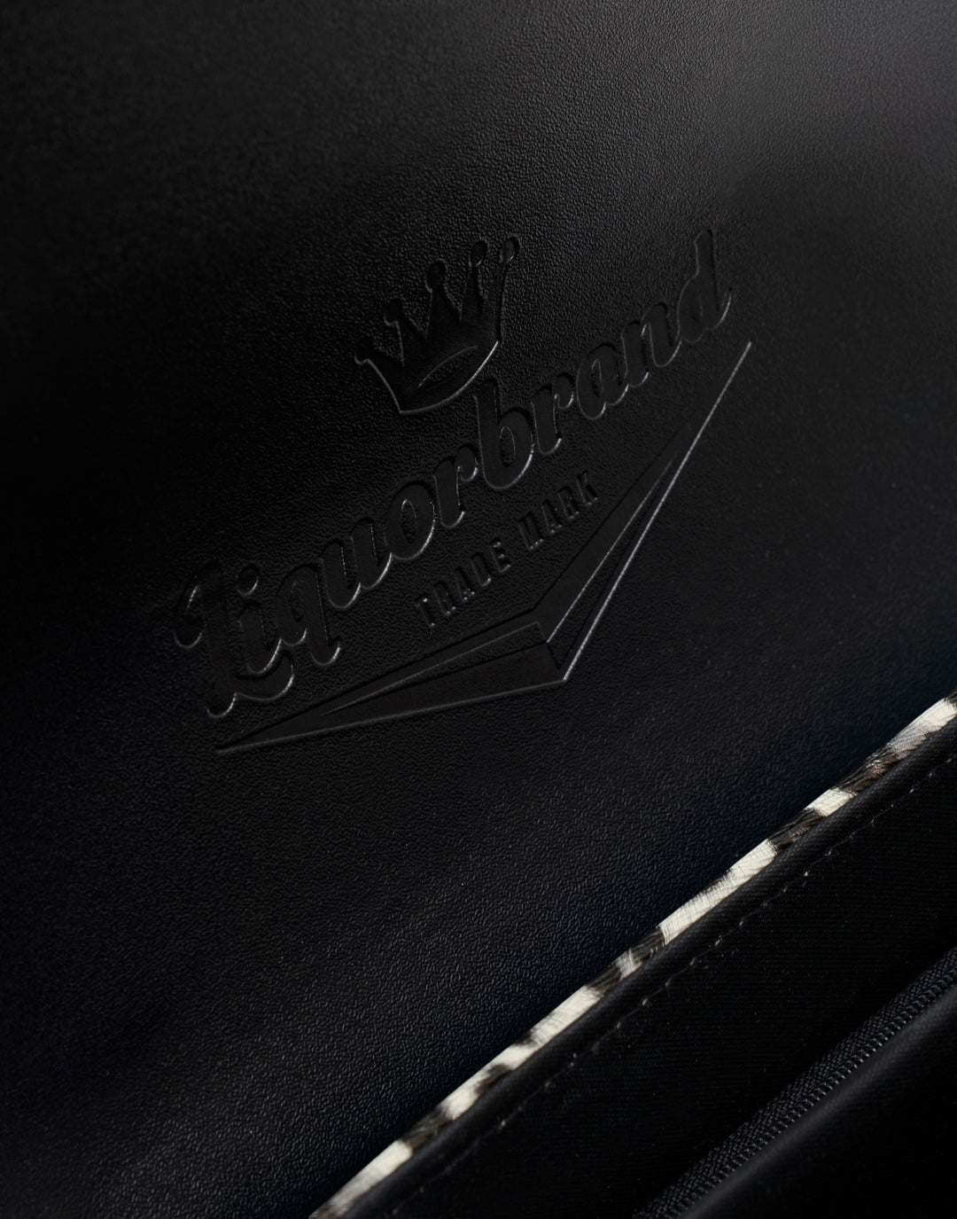 Liquorbrand Rumbler Handbag – Snow Leopard Rockabilly Bowling Bag