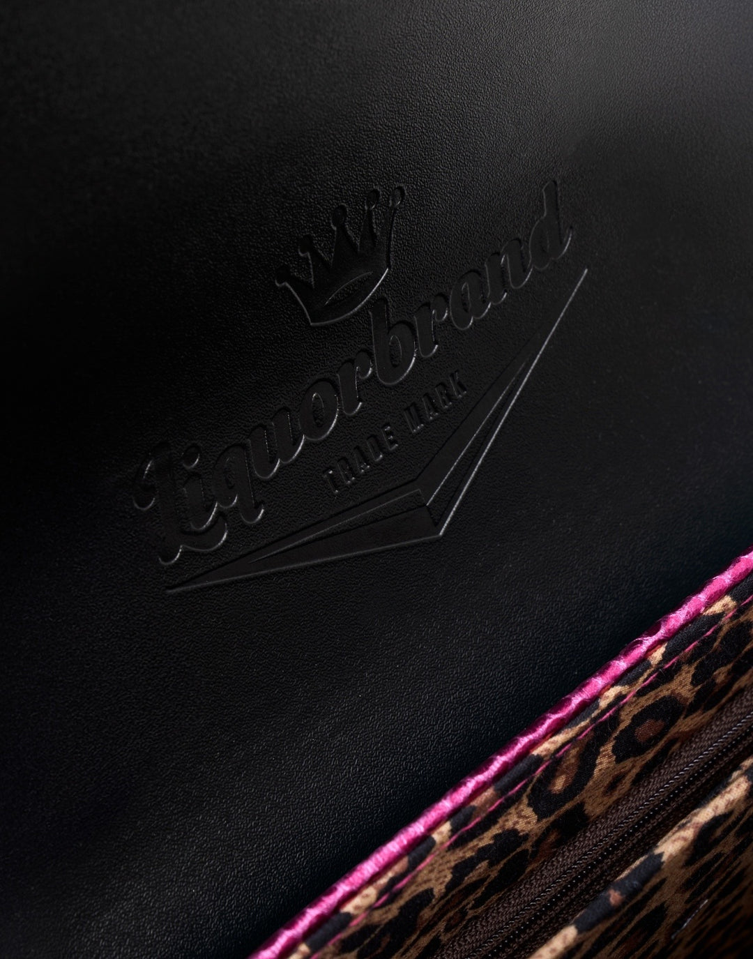 Liquorbrand Rumbler Handbag – Pink Snake Rockabilly Bowling Bag