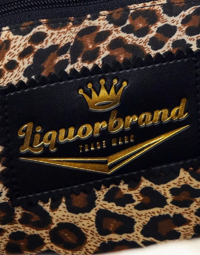 Liquorbrand Vixen Black Shoulder Bag - Retro Rockabilly Handbag