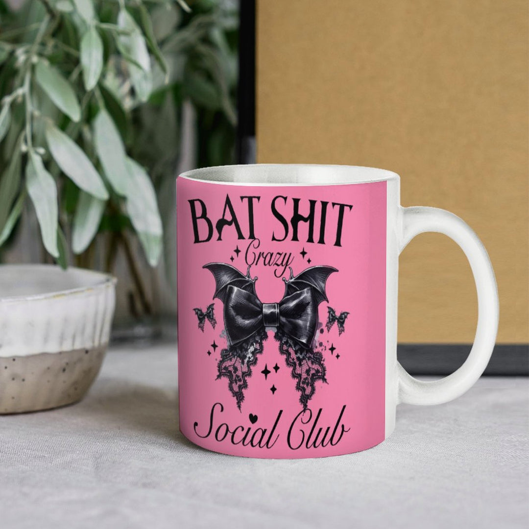 Bat Shit Crazy White Mug