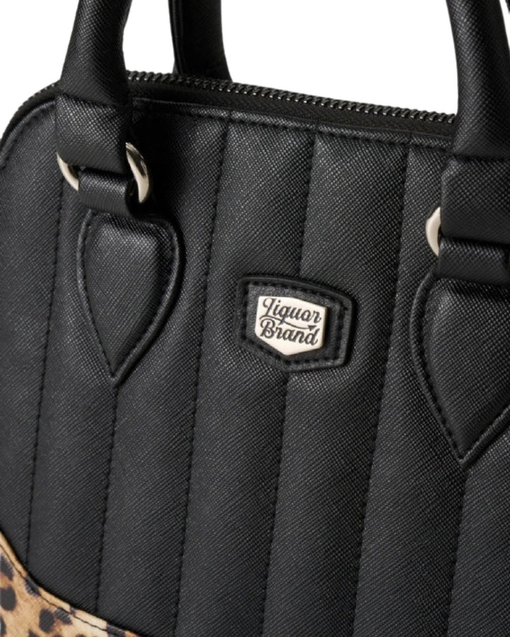 Liquorbrand Lil’ Rocket Leopard Handbag