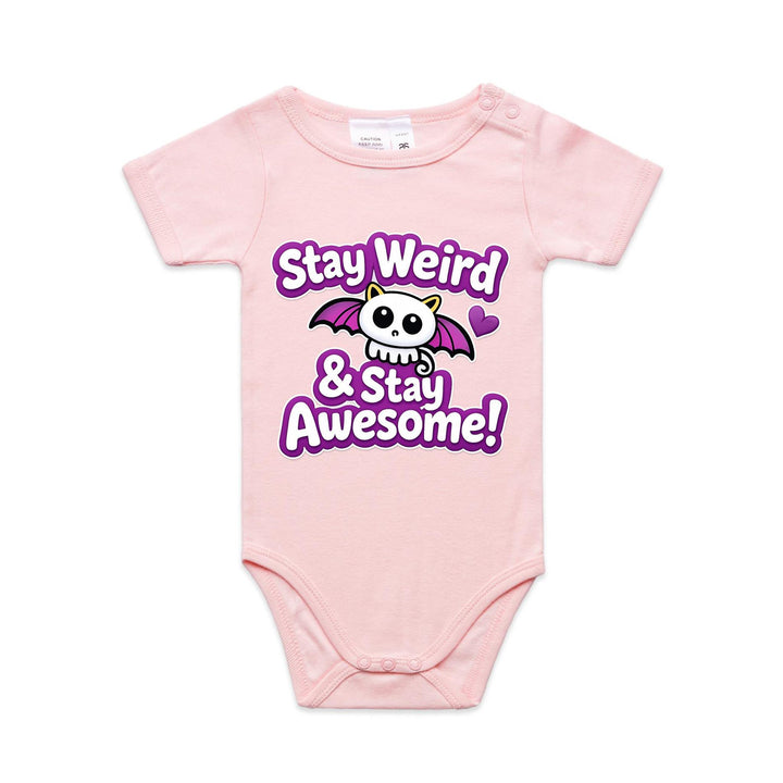 Stay Weird Baby Onesie – Organic Cotton Baby Bodysuit | As Colour
