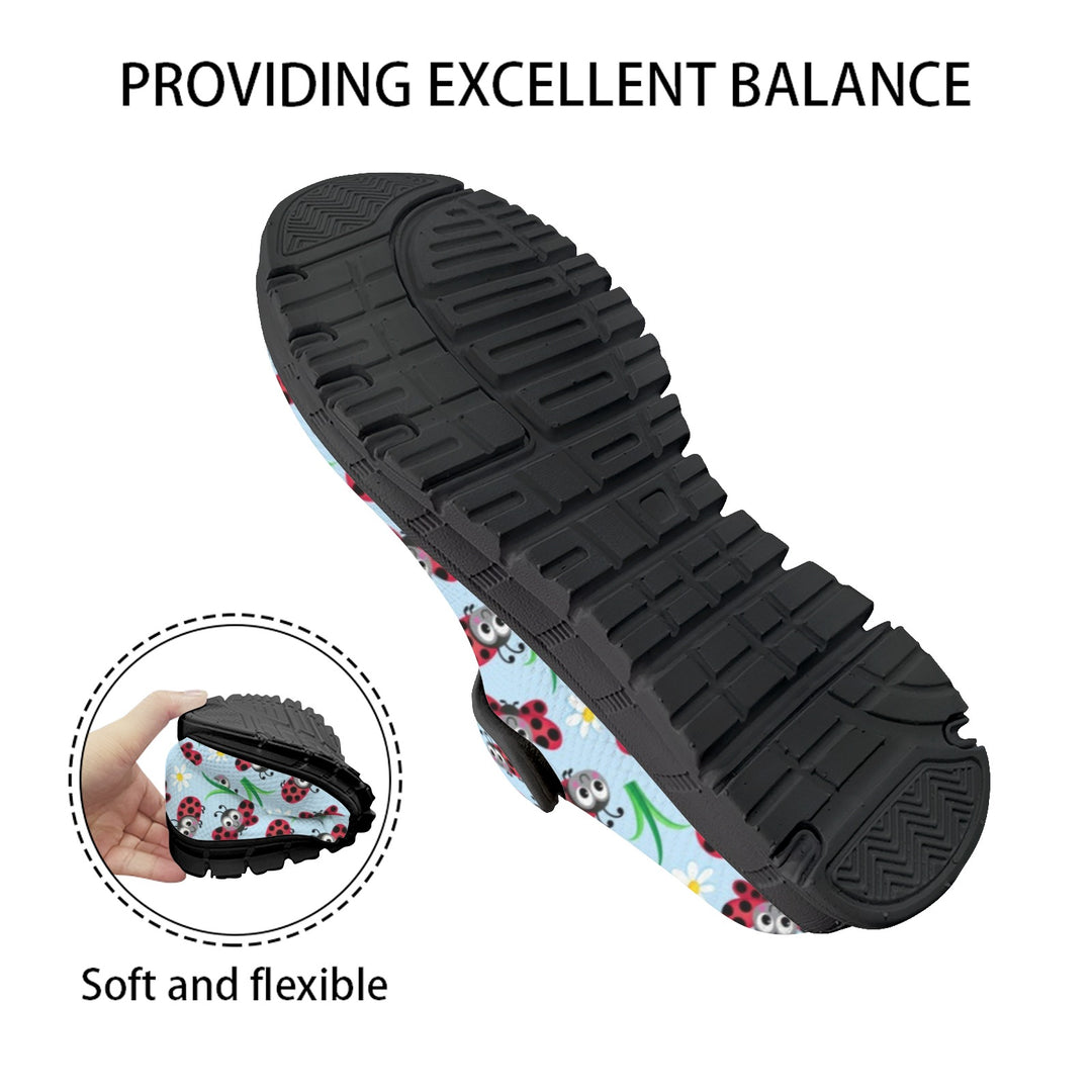 Ladybugs Mary Jane Barefoot Comfort Shoes – Wide Fit & Orthotic Friendly
