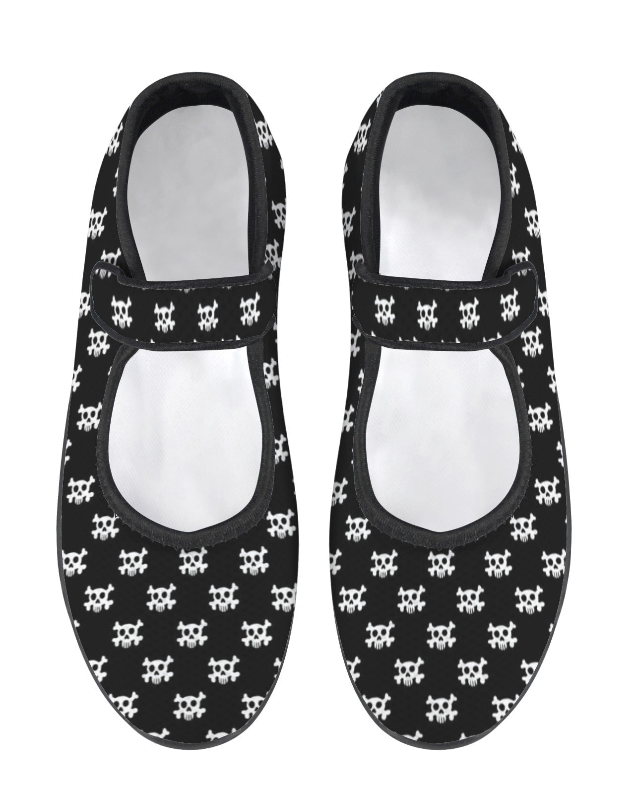 Skulls Mary Jane Barefoot Comfort Shoes – Wide Fit & Orthotic Friendly
