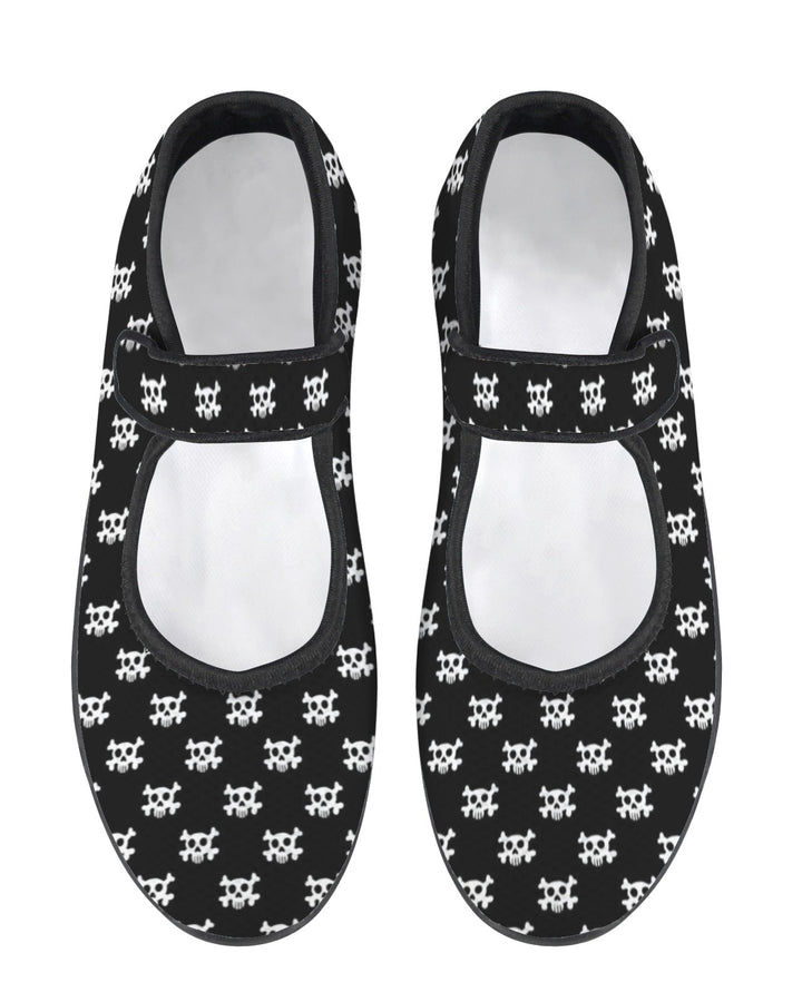 Skulls Mary Jane Barefoot Comfort Shoes – Wide Fit & Orthotic Friendly