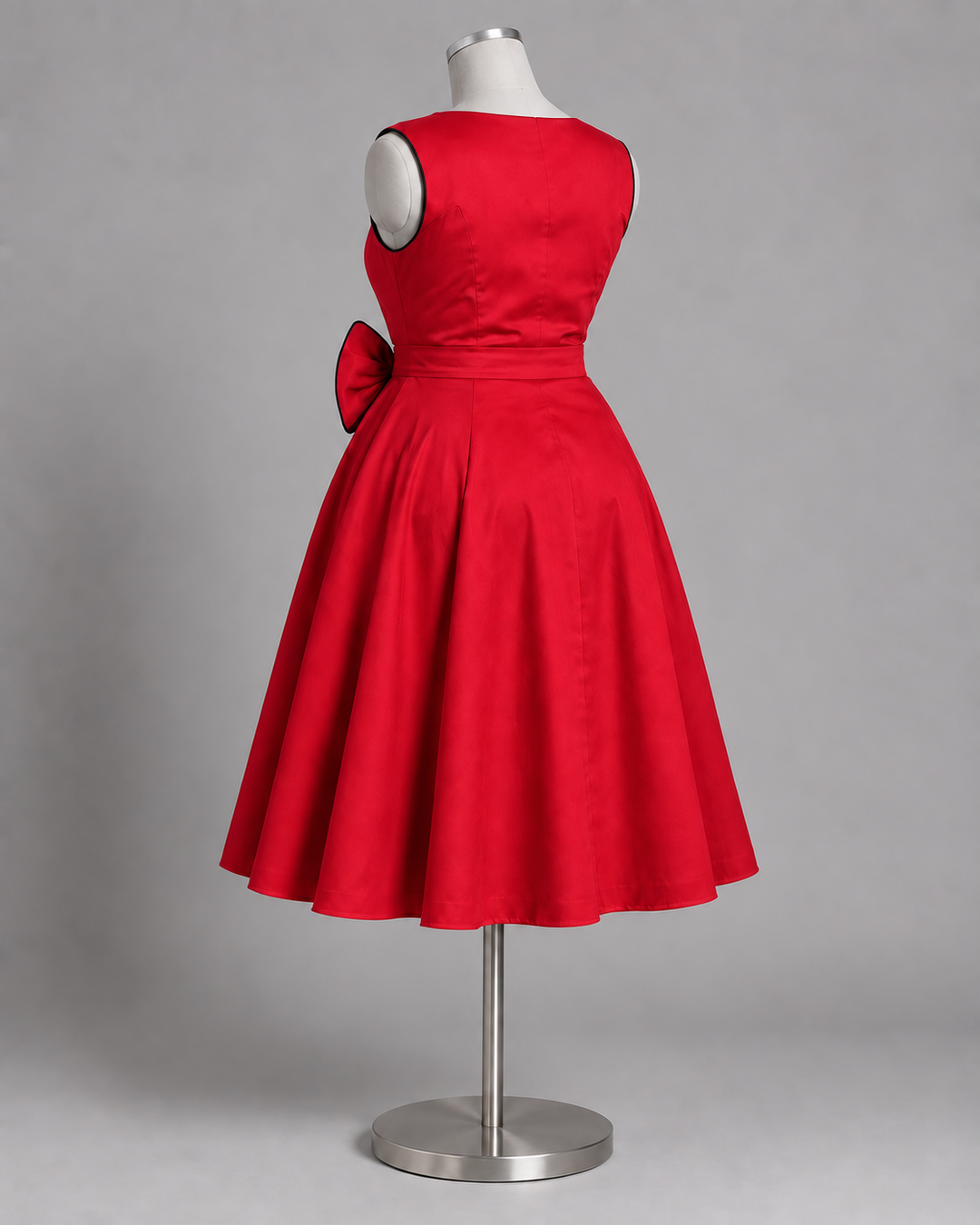 Vivienne Red Bow Retro Dress