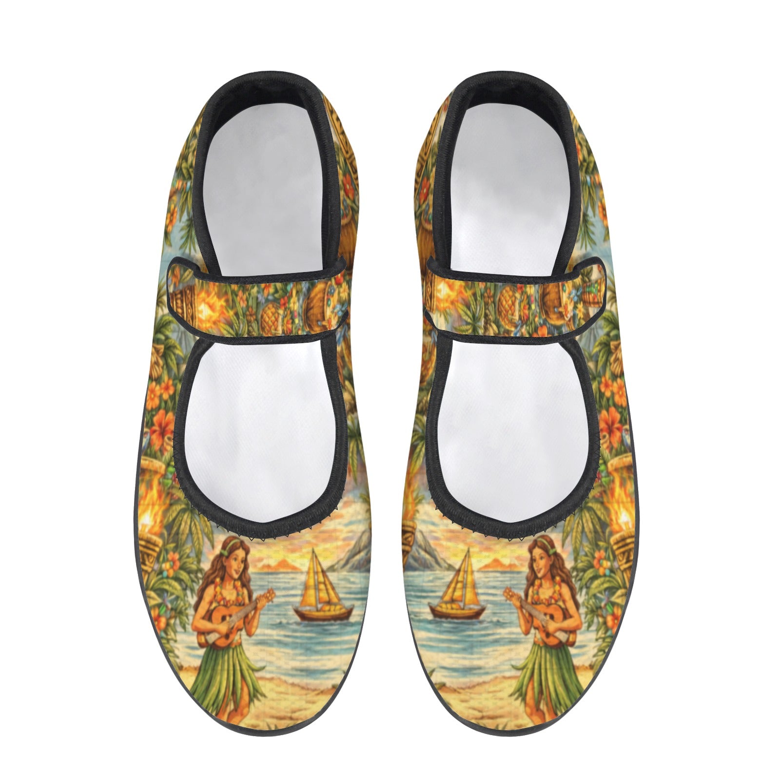 South Seas Sundown Mary Jane Barefoot Comfort Shoes – Wide Fit & Orthotic Friendly