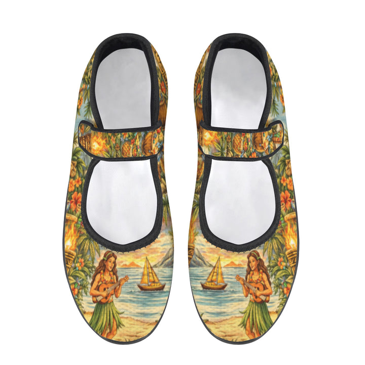 South Seas Sundown Mary Jane Barefoot Comfort Shoes – Wide Fit & Orthotic Friendly