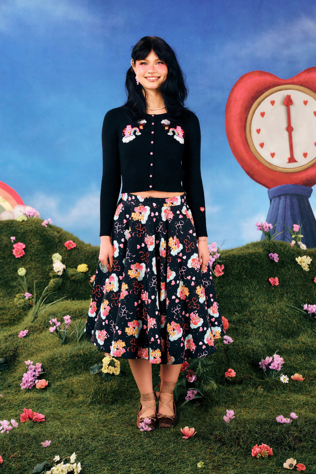 Hell Bunny x Care Bears™ Tenderheart Skirt