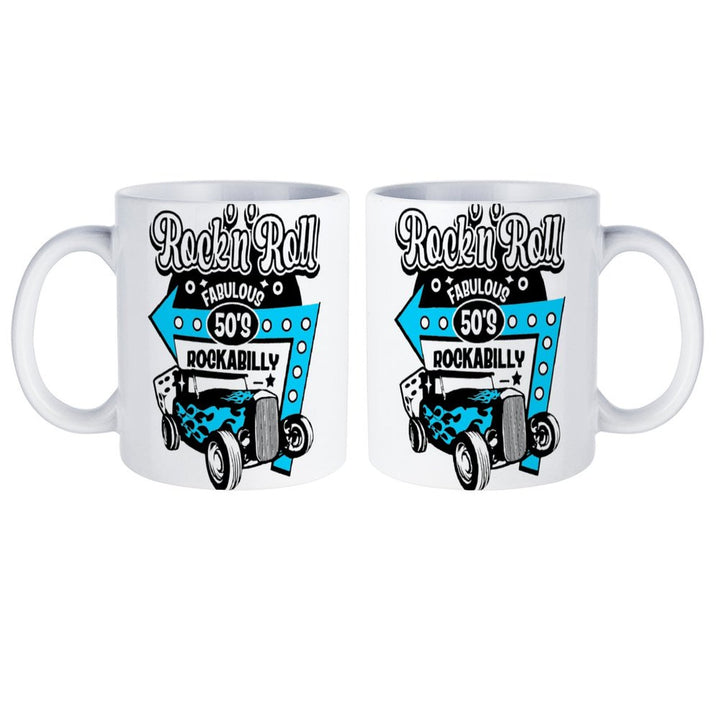 Fabulous 50's Rock n Roll White Mug