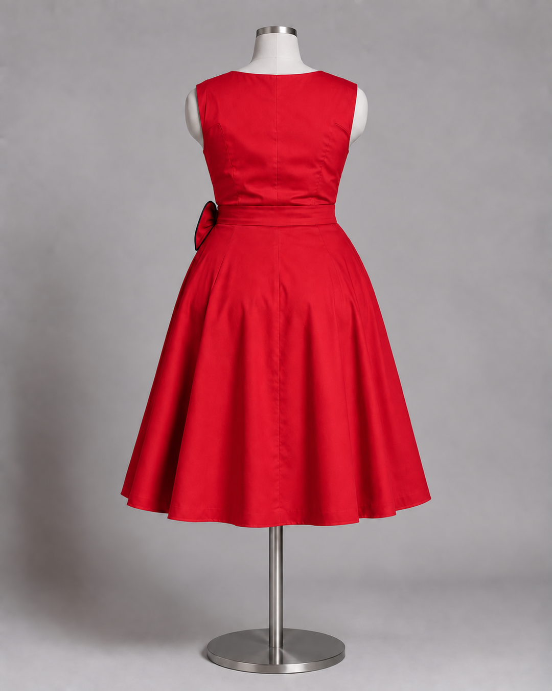 Vivienne Red Bow Retro Dress