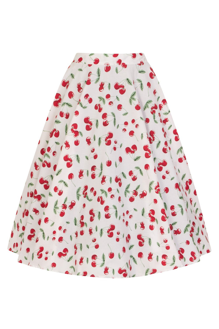 Hell Bunny Sweetie Cherry Print Skirt