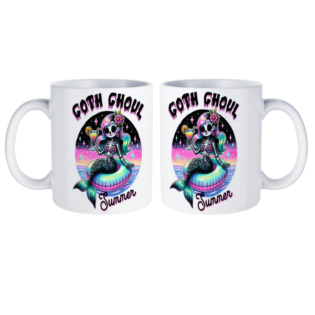 Goth Ghoul Summer White Mug