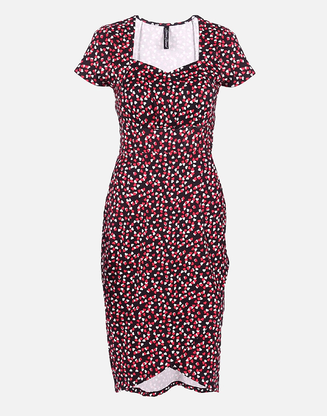 Liquorbrand Heart Print Wiggle Dress