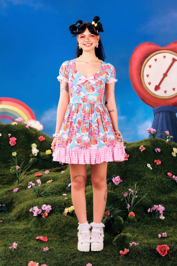 Hell Bunny x Care Bears™ Picnic Bear Mini Dress