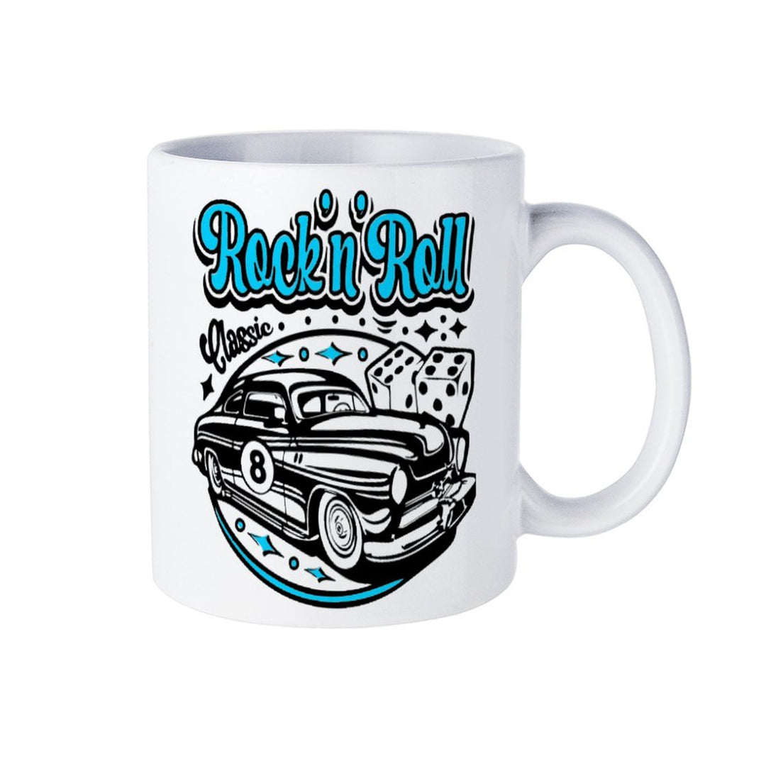 Rock n Roll Classic White Mug