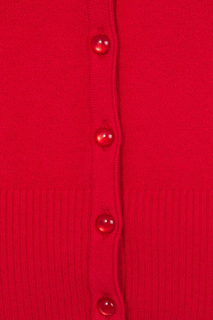 Hell Bunny Spider Cardigan Red