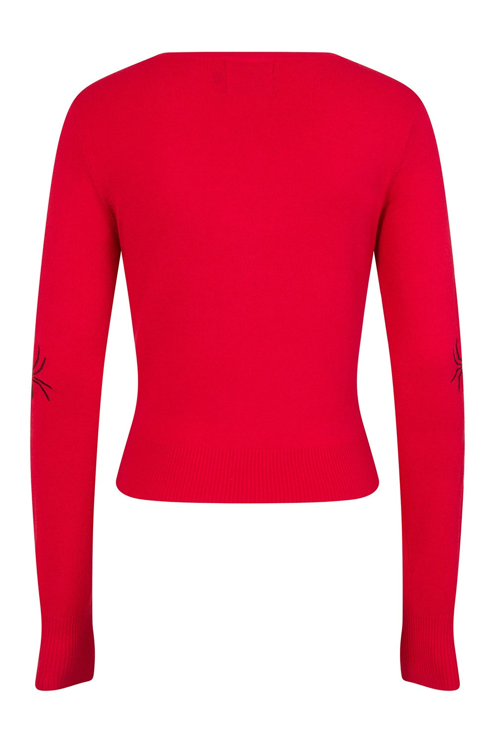 Hell Bunny Spider Cardigan Red