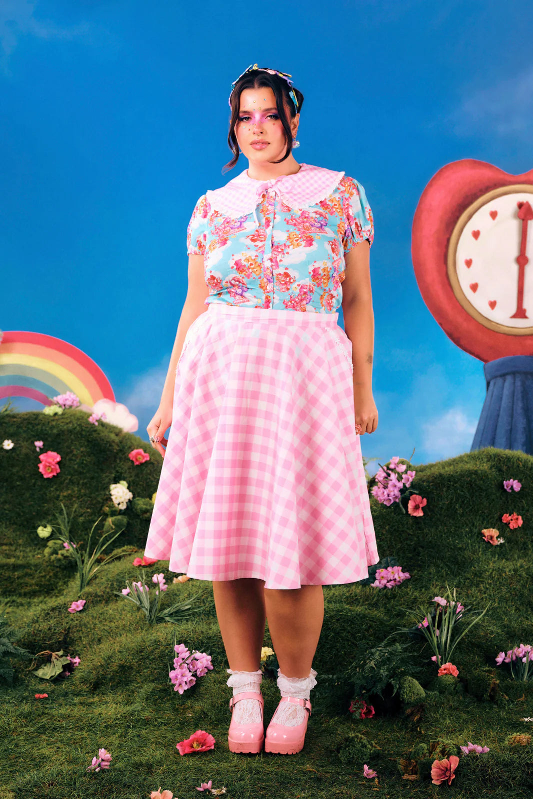 Hell Bunny x Care Bears™ Picnic Bear Blouse