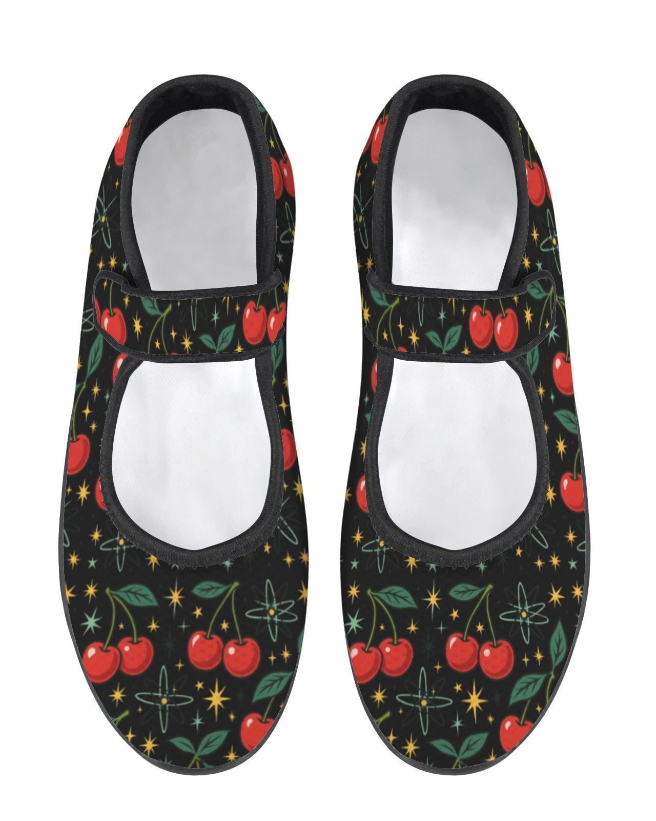 Atomic Cherries Mary Jane Barefoot Comfort Shoes – Wide Fit & Orthotic Friendly