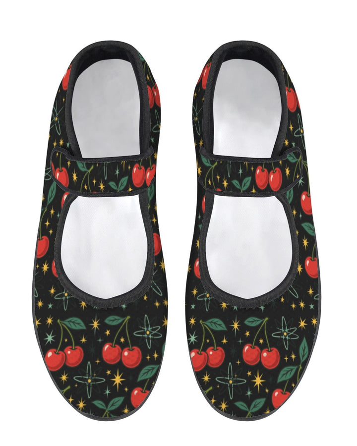 Atomic Cherries Mary Jane Barefoot Comfort Shoes – Wide Fit & Orthotic Friendly