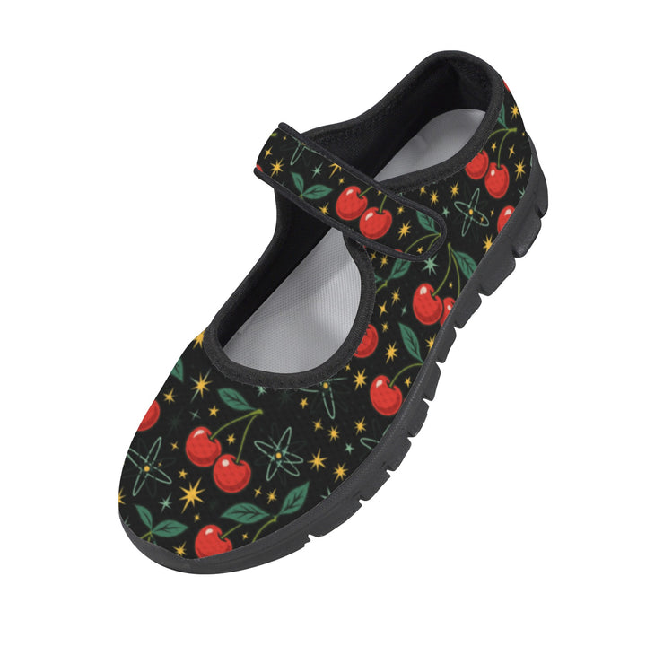 Atomic Cherries Mary Jane Barefoot Comfort Shoes – Wide Fit & Orthotic Friendly