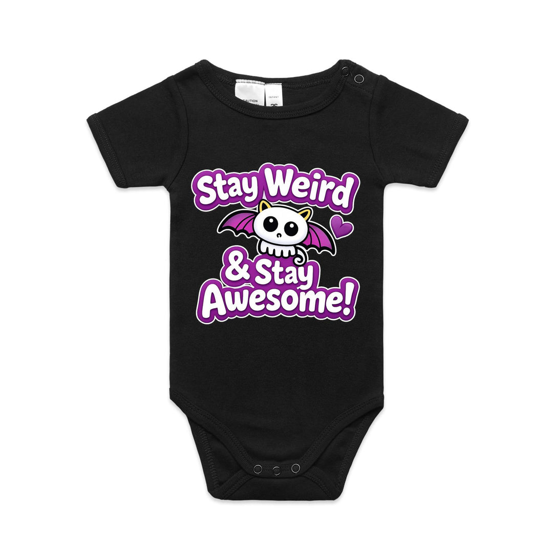 Stay Weird Baby Onesie – Organic Cotton Baby Bodysuit | As Colour
