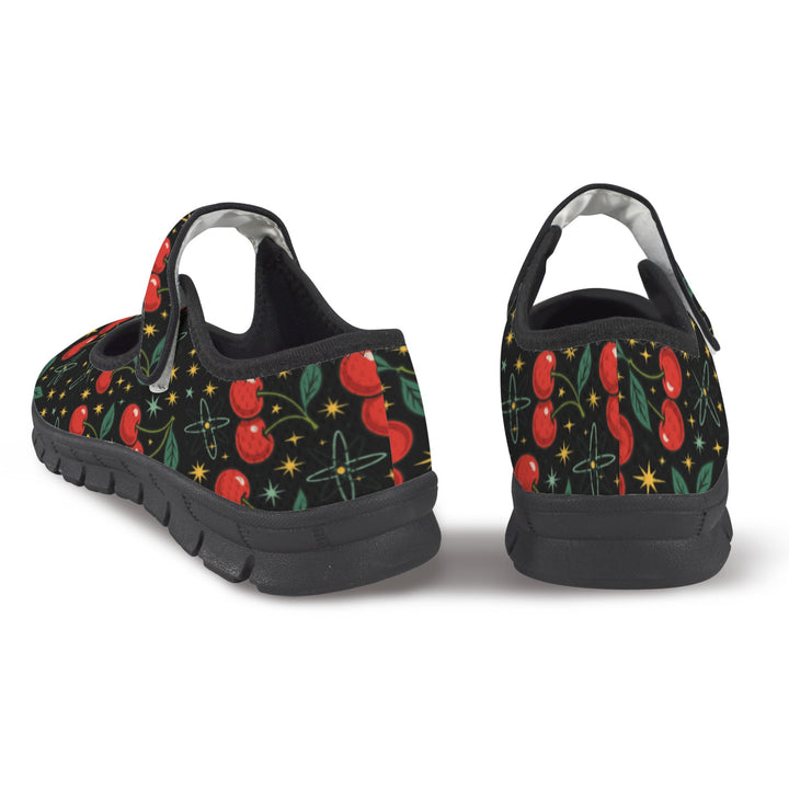 Atomic Cherries Mary Jane Barefoot Comfort Shoes – Wide Fit & Orthotic Friendly