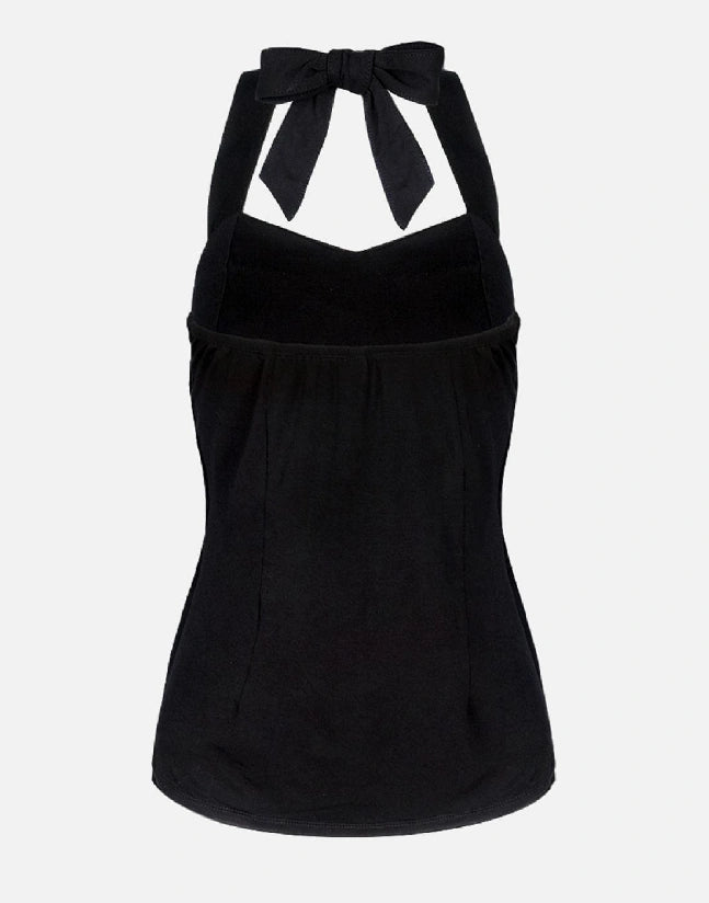 Liquorbrand Black Halter Top