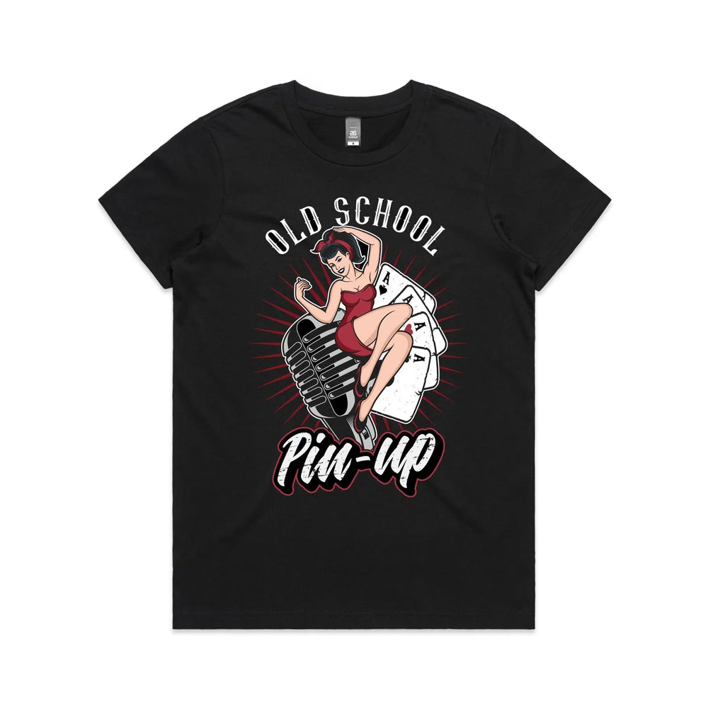Old School Pinup Womens Tee - Poison Arrow Retro