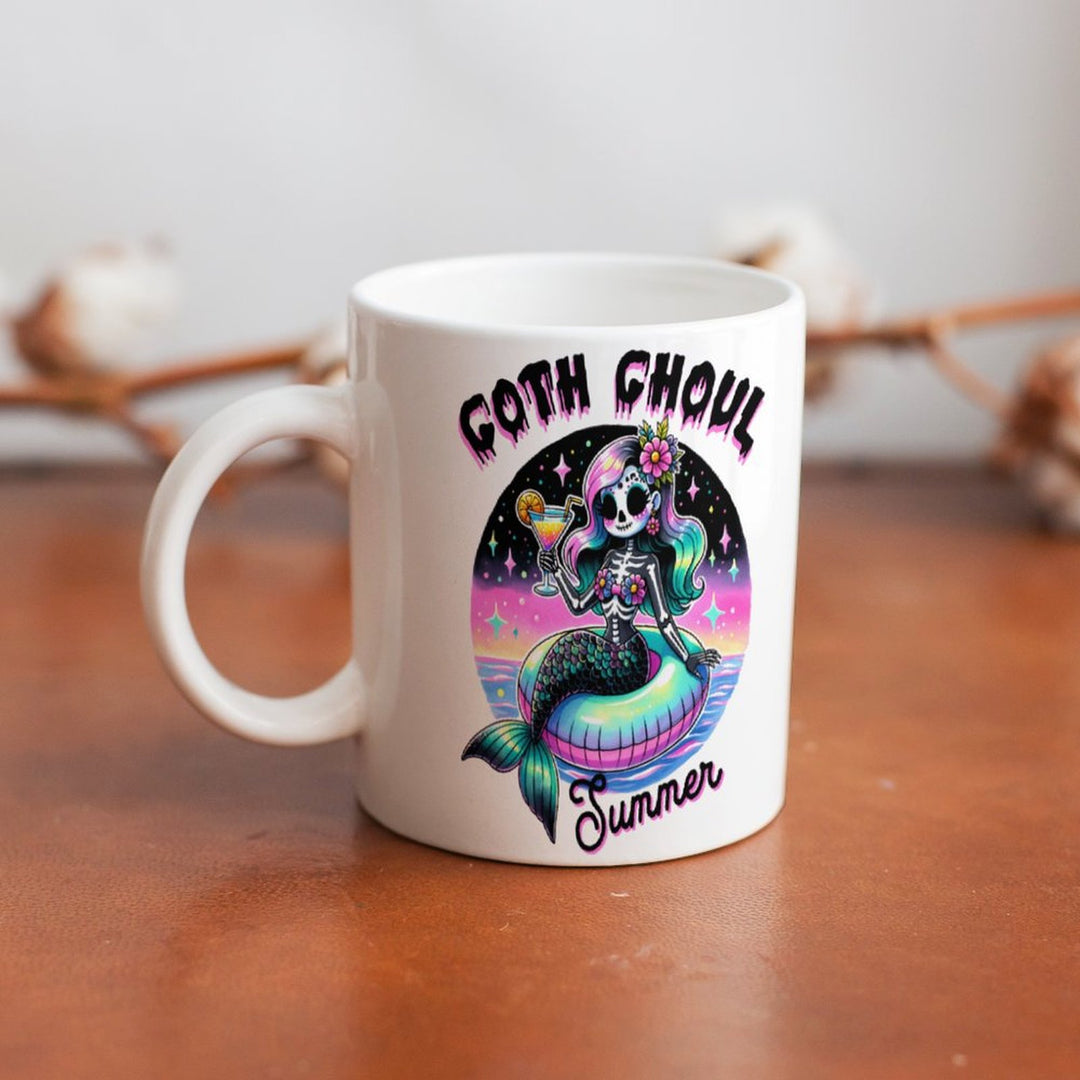 Goth Ghoul Summer White Mug