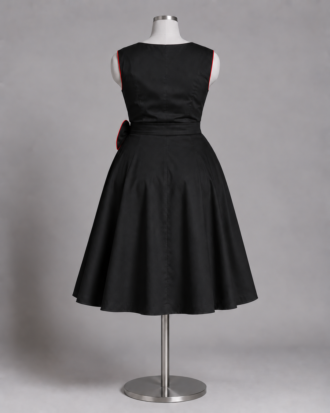Vivienne Black Bow Retro Dress