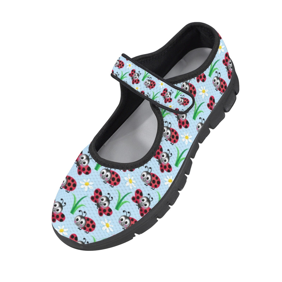 Ladybugs Mary Jane Barefoot Comfort Shoes – Wide Fit & Orthotic Friendly