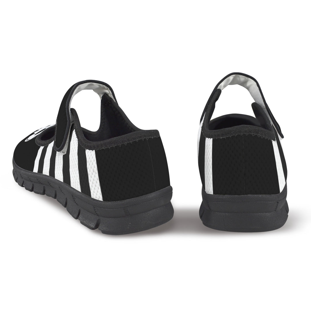 Bone Stripe Mary Jane Barefoot Comfort Shoes – Wide Fit & Orthotic Friendly
