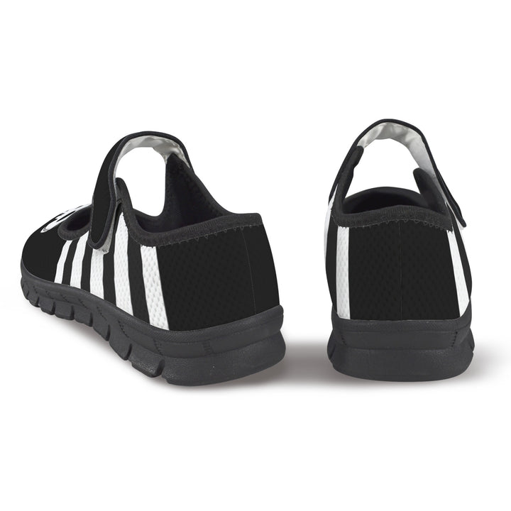 Bone Stripe Mary Jane Barefoot Comfort Shoes – Wide Fit & Orthotic Friendly