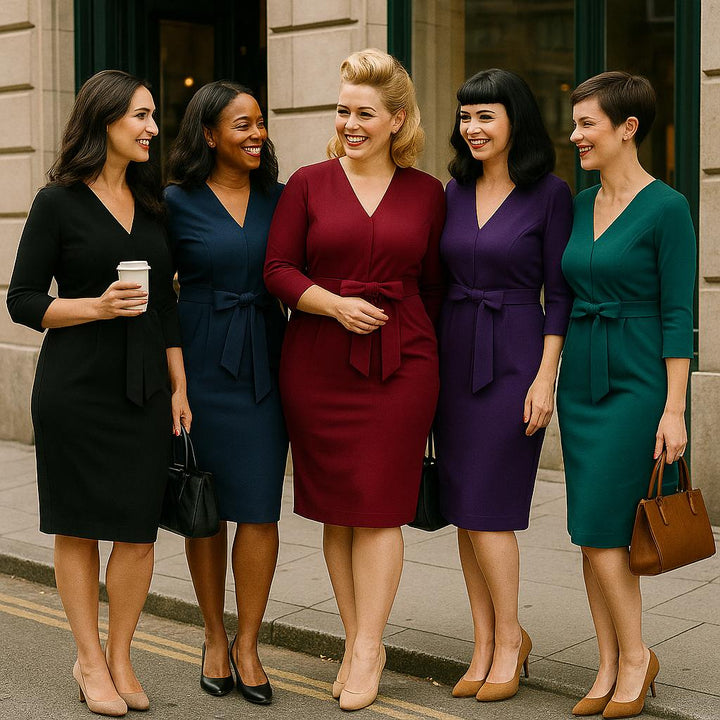 Yvonne 3/4 Sleeve Pencil Dress
