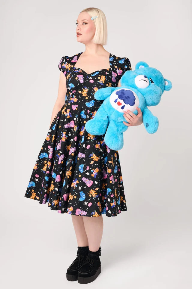 Hell Bunny Trick Or Sweet Care Bears 50s Halloween Dress