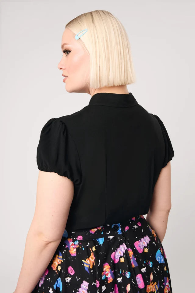 Hell Bunny plus size Care Bears Halloween blouse available in sizes XS to 6XL