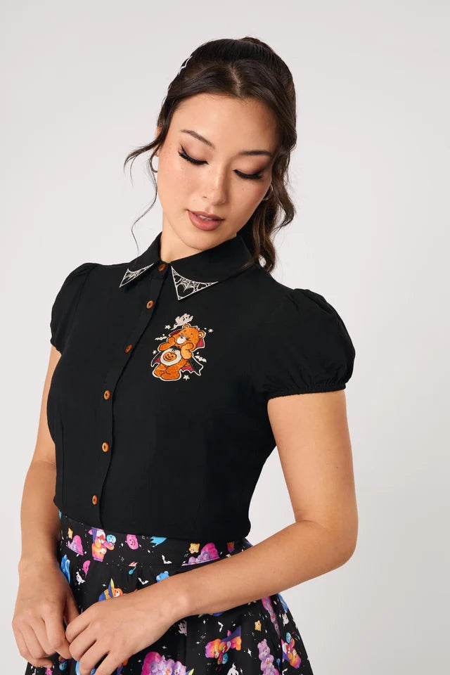Hell Bunny Trick Or Sweet Care Bears Halloween Blouse