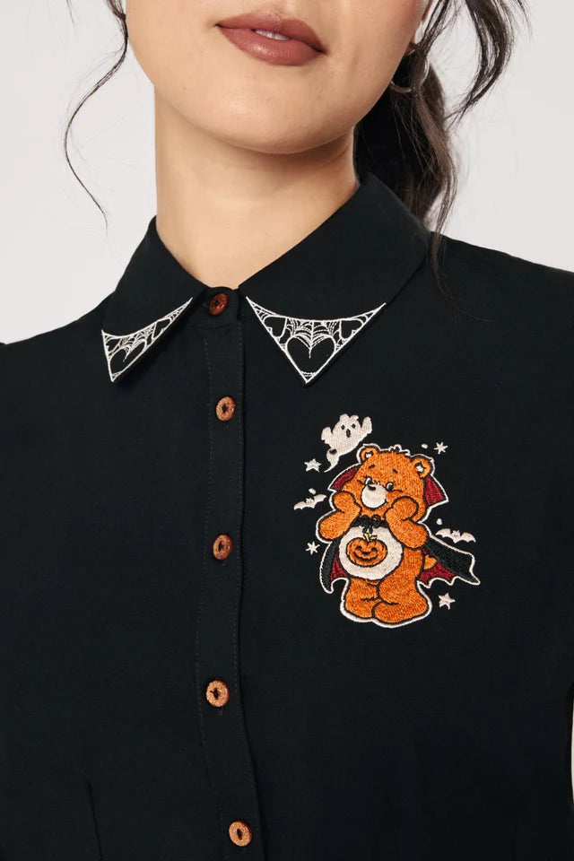 Hell Bunny Trick Or Sweet Care Bears Halloween Blouse