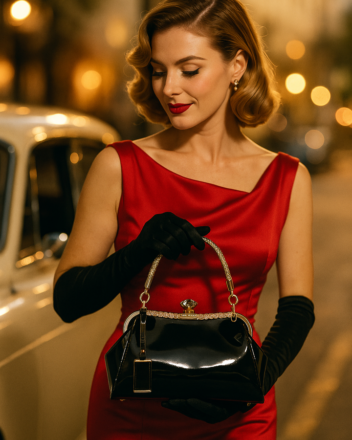 Black Patent Women's Handbag