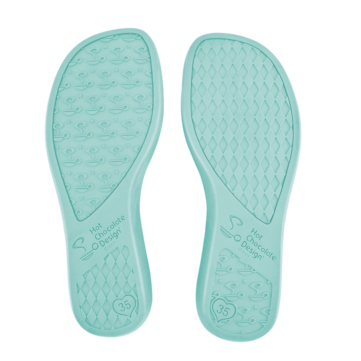 Hot Chocolate Design Diner MJ SIZE12/42 ONLY - PLEASE READ DESCRIPTION shoe insoles with patterned underside.